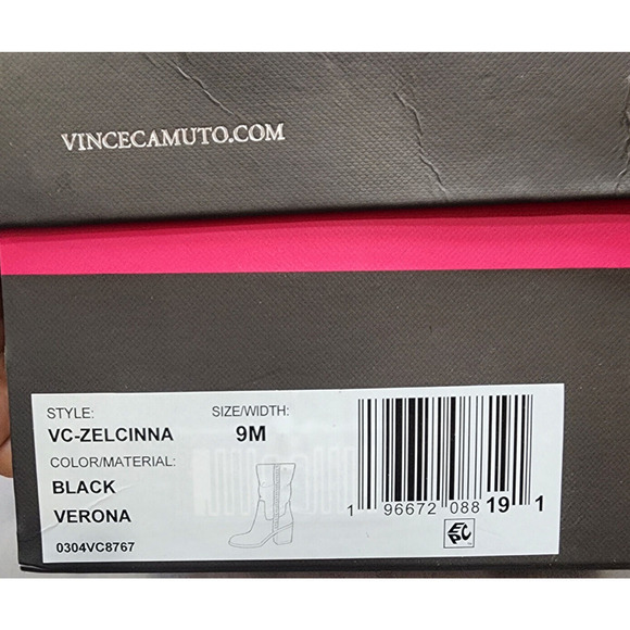 Vince Camuto Zelcinna Water Repellent Mid Shaft Suede Boots Women's SZ 9 - NIB - Picture 8 of 8